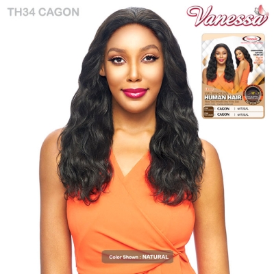 Vanessa 100% Unprocessed Human Hair 13X4 Swissilk Lace Wig - TH34 CAGON